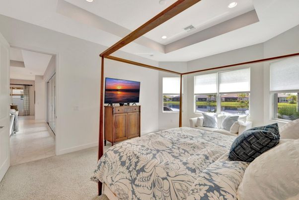 Bedroom, Interior, Recessed Lighting, Water