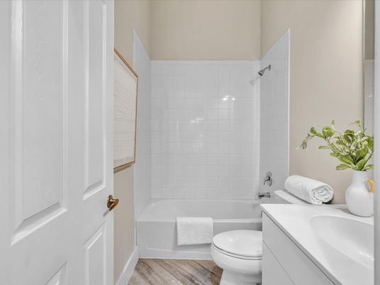 Bathroom, Interior, Wood Texture Flooring