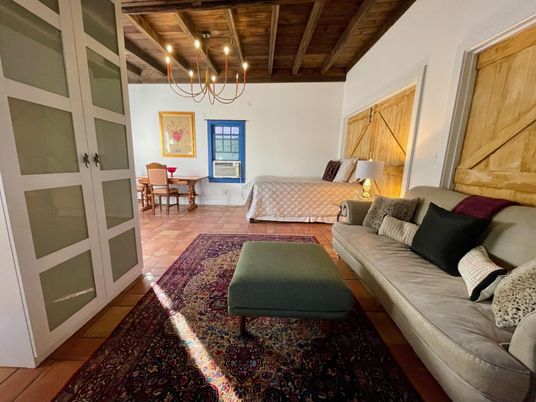 Bedroom, Chandelier, Interior, Wooden Beams, Wooden Ceilings