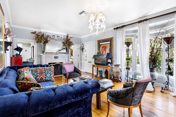 Chandelier, Fireplace, Interior, Living room, Wood Texture Flooring