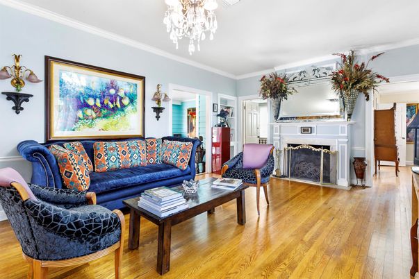 Chandelier, Fireplace, Interior, Living room, Wood Texture Flooring