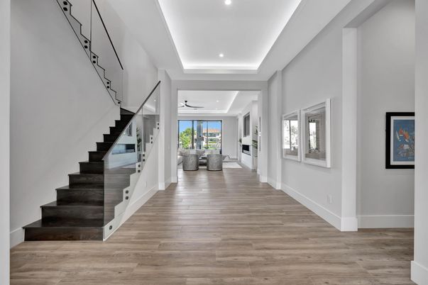 Interior, Recessed Lighting, Wood Texture Flooring