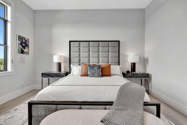Bedroom, Interior, Wood Texture Flooring
