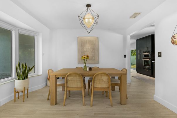 Dining room, Interior, Wood Texture Flooring