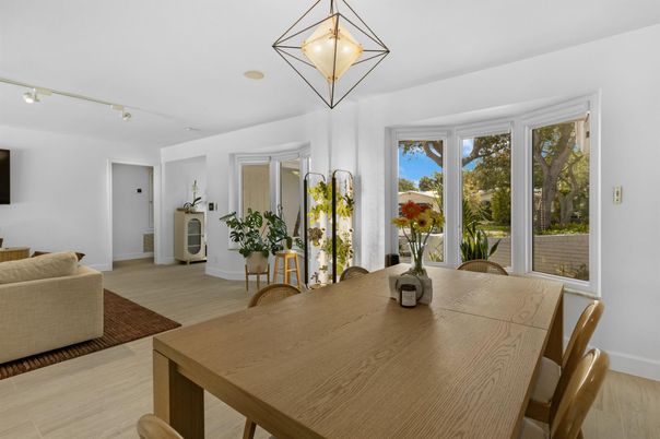 Dining room, Interior, Wood Texture Flooring