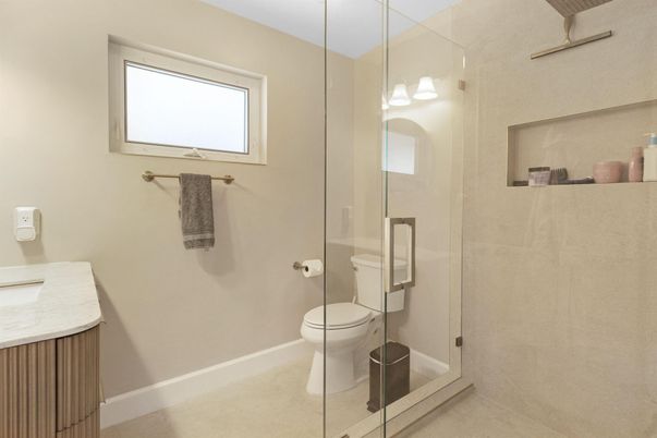 Bathroom, Glass Shower, Interior