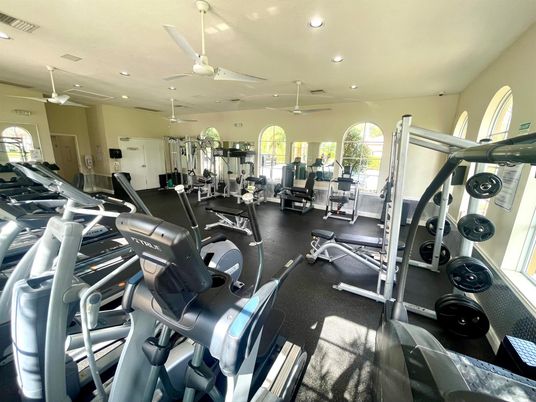 Fitness Equipment, Gym, Interior, Recessed Lighting