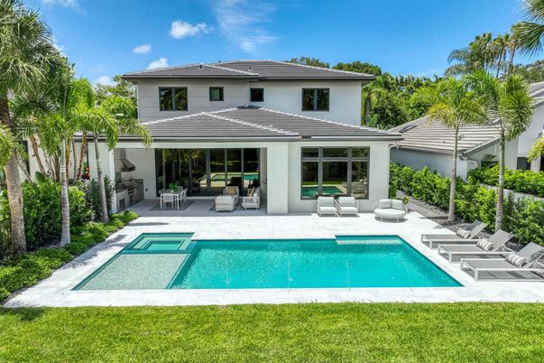 Exterior, Pool, Solar Panels