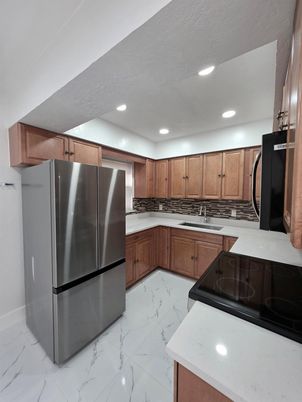 Interior, Kitchen, Marble, Recessed Lighting