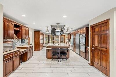 Interior, Kitchen, Recessed Lighting, Stainless Steel Appliances