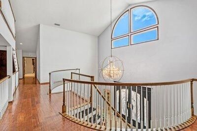Chandelier, Interior, Recessed Lighting, Wood Texture Flooring