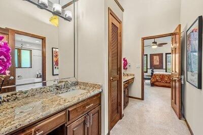 Bathroom, Bedroom, Dual Sink Vanities, Interior, Recessed Lighting