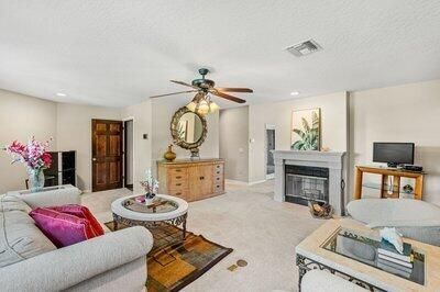 Fireplace, Interior, Living room, Recessed Lighting