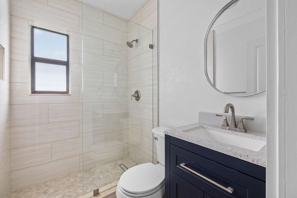 Bathroom, Glass Shower, Interior