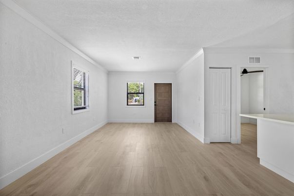 Empty room, Interior, Wood Texture Flooring