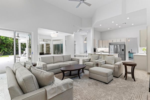 Interior, Kitchen, Living room, Recessed Lighting, Stainless Steel Appliances