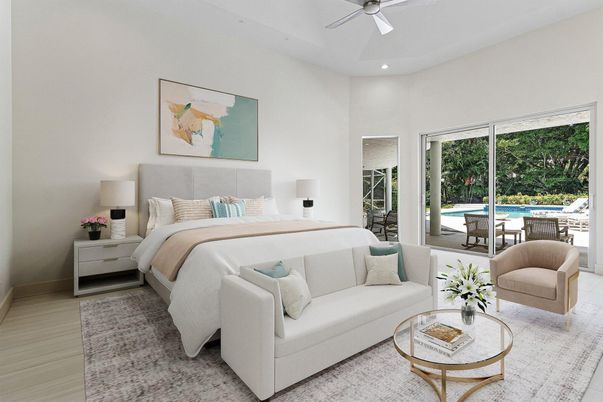 Bedroom, Interior, Recessed Lighting