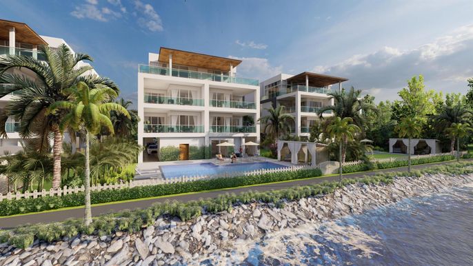 Exterior, Facade, Condo Building