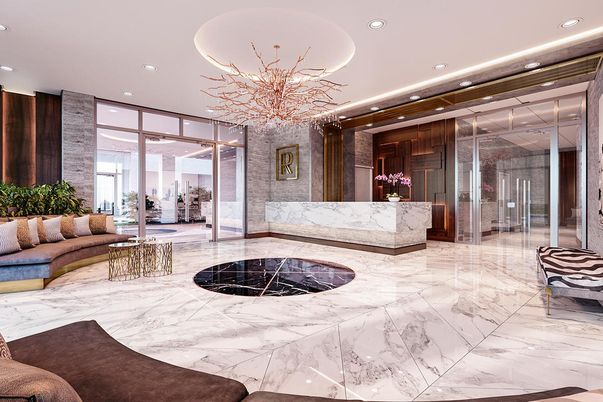 Interior, Marble, Marble Walls, Recessed Lighting