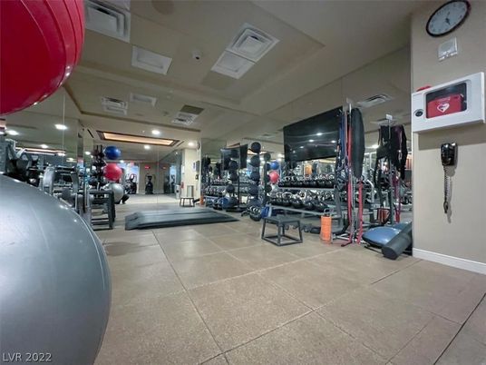 Fitness Equipment, Gym, Interior, Recessed Lighting