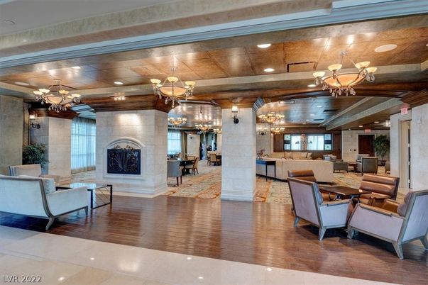 Chandelier, Dining room, Fireplace, Interior, Living room, Recessed Lighting, Wood Texture Flooring