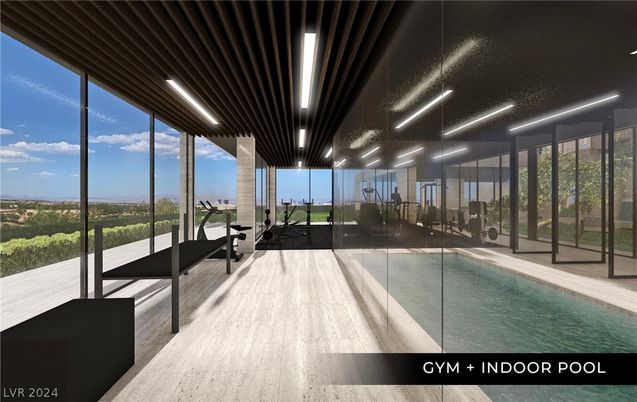 Interior, Pool, Recessed Lighting