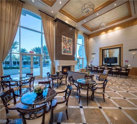 Dining room, Fireplace, Interior, Living room, Recessed Lighting