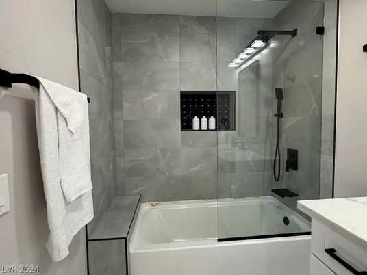 Bathroom, Glass Shower, Interior