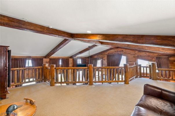 Interior, Recessed Lighting, Wooden Beams, Wooden Walls