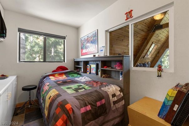 Bedroom, Interior, Wooden Ceilings