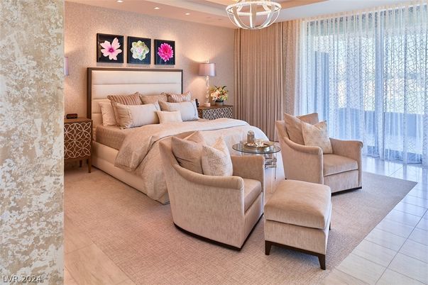 Bedroom, Interior, Pendant Lights, Recessed Lighting