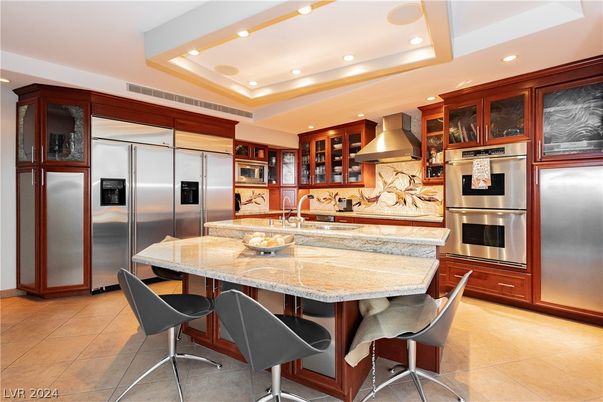 Interior, Kitchen, Recessed Lighting, Stainless Steel Appliances