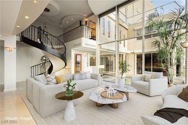 Interior, Living room, Recessed Lighting