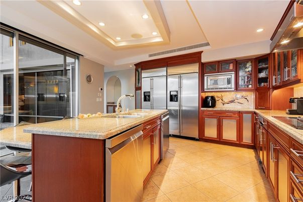 Interior, Kitchen, Recessed Lighting, Stainless Steel Appliances