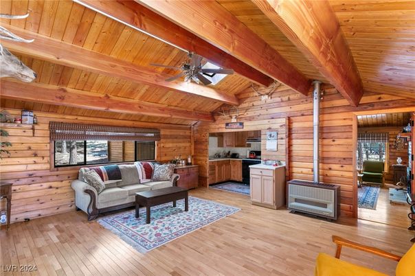 Interior, Kitchen, Living room, Wooden Beams, Wooden Ceilings, Wood Texture Flooring, Wooden Walls