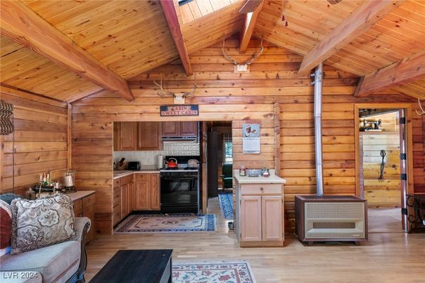 Interior, Kitchen, Wooden Beams, Wooden Ceilings, Wood Texture Flooring, Wooden Walls