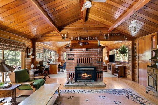 Fireplace, Interior, Living room, Wooden Beams, Wooden Ceilings, Wood Texture Flooring, Wooden Walls