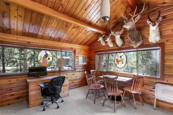 Home Office, Interior, Wooden Beams, Wooden Ceilings, Wooden Walls