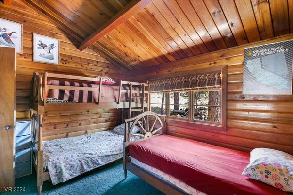 Bedroom, Interior, Wooden Beams, Wooden Ceilings, Wooden Walls