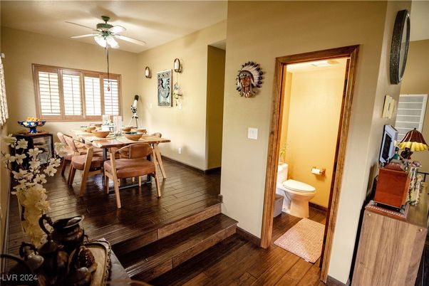 Bathroom, Dining room, Interior, Wood Texture Flooring