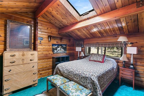 Bedroom, Interior, Wooden Beams, Wooden Ceilings, Wooden Walls