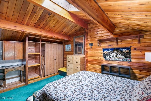Bedroom, Interior, Wooden Beams, Wooden Ceilings, Wooden Walls