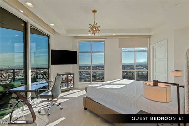 Bedroom, Home Office, Interior, Pendant Lights, Recessed Lighting