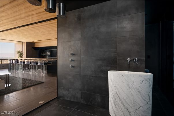 Interior, Kitchen, Marble Walls