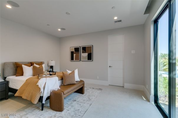 Bedroom, Interior, Recessed Lighting