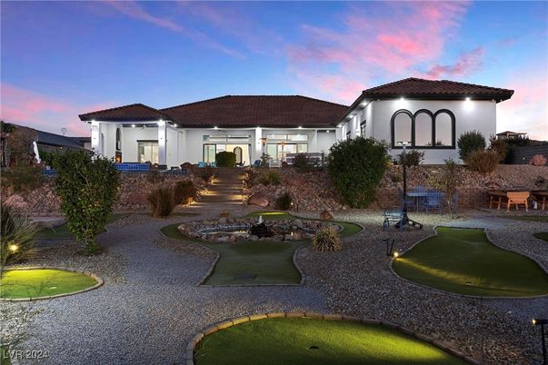 Backyard, Exterior, Facade, Spanish Mediterranean