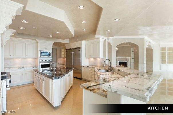 Interior, Kitchen, Recessed Lighting, Stainless Steel Appliances