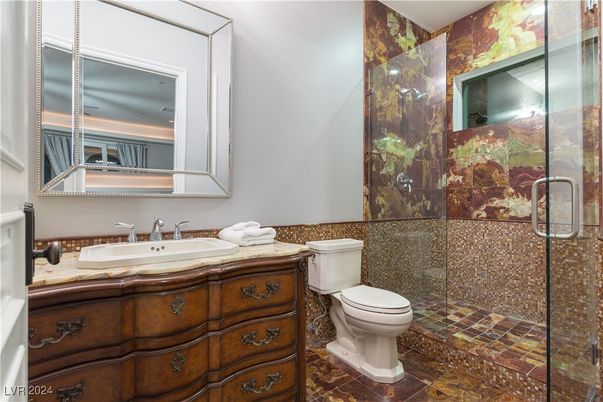 Bathroom, Glass Shower, Interior