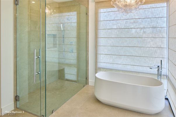Bathroom, Free Standing Baths, Glass Shower, Interior