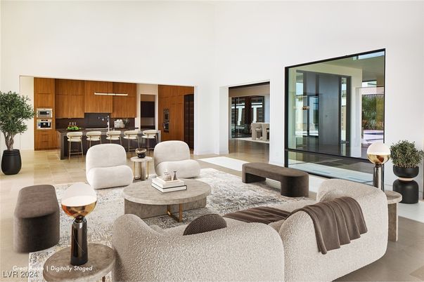 Interior, Kitchen, Living room